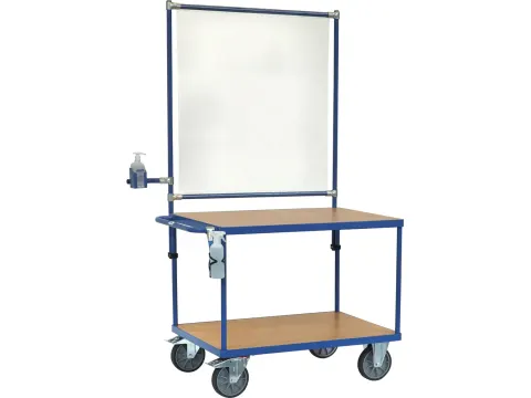 Tafelwagen 2402 met infectie bescherming 2402-IS1 RAL5007