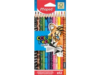 Kleurpotlood Maped Color'Peps Animals set à 12 kleuren - 3