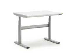 ESD-montagetafel,HxBxD 630-1270x1100x800mm,blad gelamineerd grijs