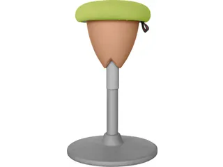 Ergonomische Zit-Sta Kruk Groen - 1