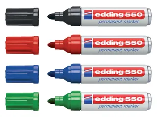 Viltstift edding 550 rond groen 3-4mm - 2