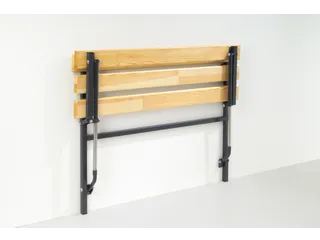 klapbank,HxLxD 780x1200x380mm,houten lijst,frame staal RAL7016 - 3