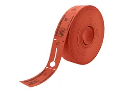 Garderobebonnen Combicraft nummering 1 t/m 500 rood 500 stuks