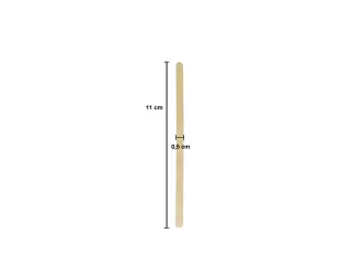Roerstaaf Hout 1000 stuks 110x5x1,5mm Biologisch afbreekbaar - 3