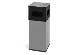 Aluminium as-papierbak 50 Liter Aluminium Zwart