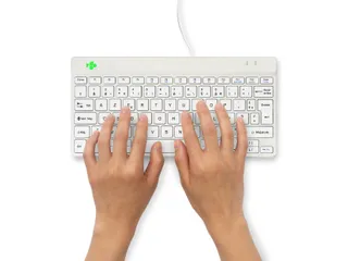 Ergonomisch toetsenbord R-Go Compact Break AZERTY (FR) Wit bedraad - 2