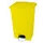 Afvalbak 90 liter HxBxD 820x412x500mm PP geel