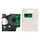 Labeltape Dymo Compatible 45019 D1 12mmx7m Zwart Op Groen