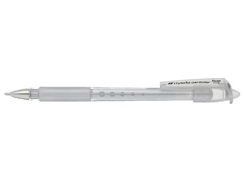 Gelschrijver Pentel K118 zilver 0.4mm