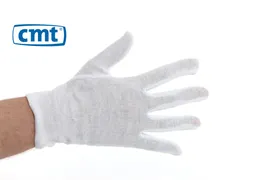 CMT Handschoenen Katoen 25cm Large Wit 50x12 paar
