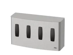 CMT Swoosh handschoendispenser Quattro horizontaal gesloten RVS