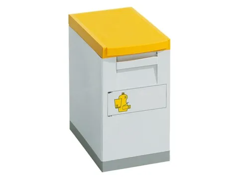 OUTLET Afvalbak Afvalverzamelaar 15 Liter 355x200x300mm Lichtgrijs/Gee