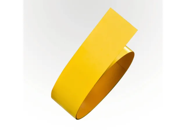 tape,plat staal,geel,band LxB 6mx75mm