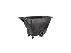 Kantelwagen 400 Liter Zwart 204Kg