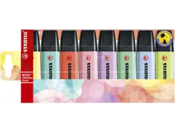 Markeerstift STABILO BOSS Original 70/8 pastel assorti etui à 8 stuks
