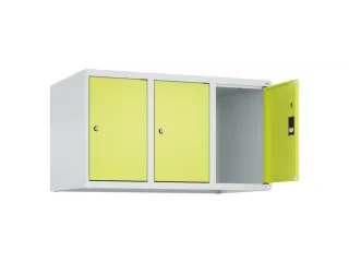 opzetkast,v. locker,3vak.,vak B 300mm,HxBxD 500x900x500mm,vleugeldeur - 2