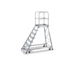 Bordestrap Aluminium Bordes 1680 X 600x 800mm 7treden Rooster