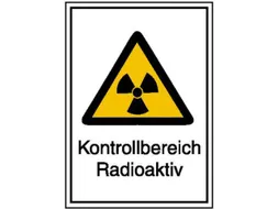 waarschuwings-combibord,v. binnen/buiten,Controlezone radioactief