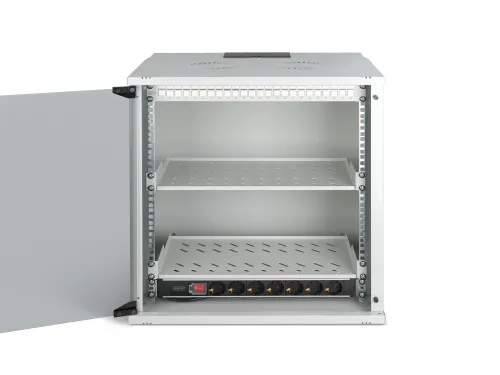 Digitus DN-49206-SET rack 12U Wandrek Serverkast Grijs