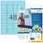 HERMA 4547 Gekleurde etiketten A4 45,7x21,2mm Blauw 4800 stuks