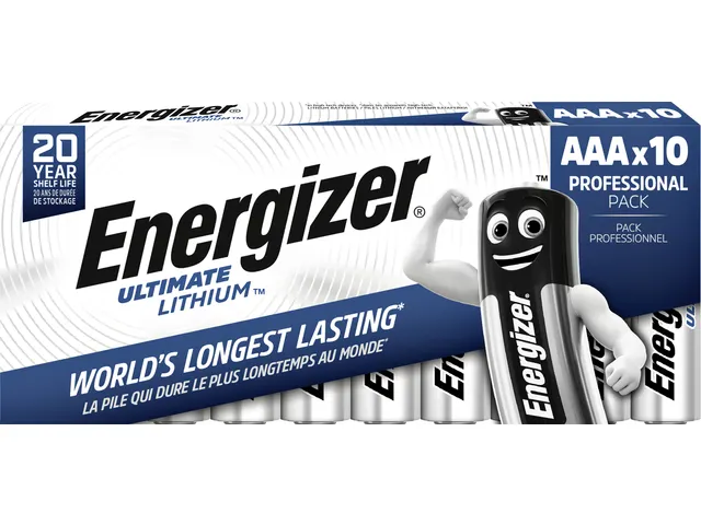 Batterij Energizer Ultimate Lithium 10xAAA