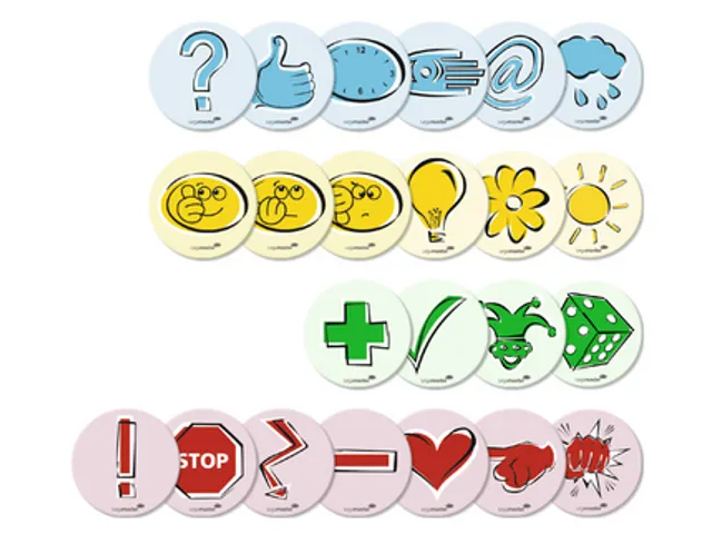 Workshopkaart emoticon 95mm symbols assorti 250 Kaarten