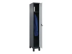 locker,HxBxD 1950x300x500mm,1vak,vak B 300mm,draaigrendel,voeten