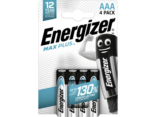 Batterij Energizer Max Plus 4xAAA alkaline