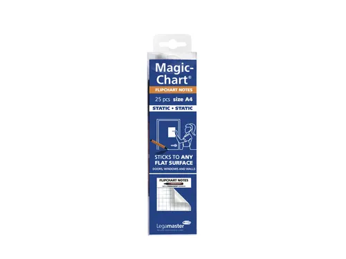 Legamaster Magic-Chart notes flipchart folie A4 20x30cm Wit 25 vel