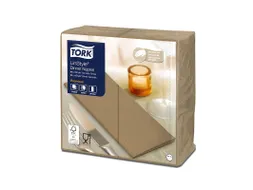 Tork 478167 LinStyle Dinnerservet Premium 1-laags Biscuit 600 Stuks