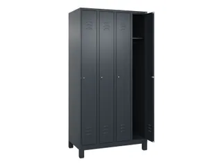 locker,HxBxD 1950x1000x500mm,4vak,vak B 250mm,cil.-slot,voeten - 1