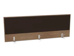opzetpaneel,v. bureau,aanbouw achter,B 1600mm,NT-cherry,BN2036-bruin