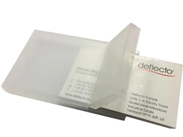 Visitekaarthouder Transparant