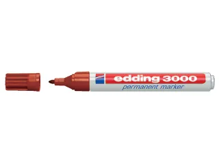 Viltstift edding 3000 rond bruin 1.5-3mm - 1