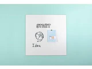 Whiteboard 98x98cm Zonder Rand Gelakt Staal Magnetisch - 2