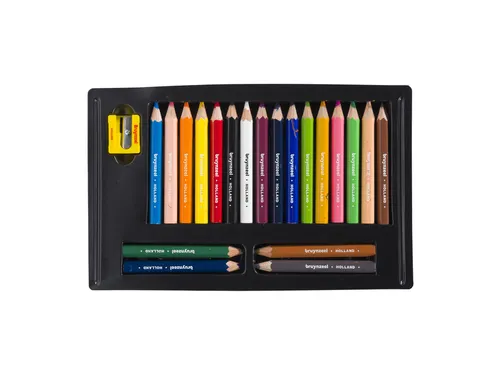 Kleurpotloden Bruynzeel Kids Kortjakje blister à 20 stuks assorti