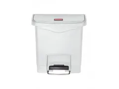 Pedaalemmer Slim Jim Step On Front Kunststof 15 Liter Wit