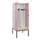 PBM-locker met bank,HxBxD 2120x800x815mm,2vak,vak B 400mm,draaigrendel