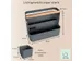 Leitz hangende draagbare bureau organizer met handvat donkergrijs