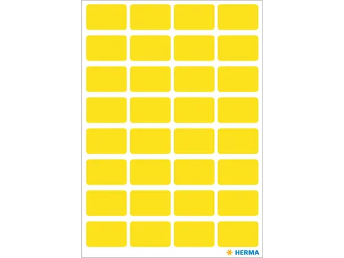 HERMA 3641 Universele etiketten 12x18mm Geel 160 stuks