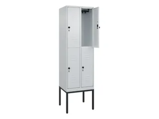dubbeldekse locker,HxBxD 2120x600x500mm,2x2vak.,vak B 300mm - 2