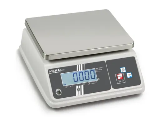 tafelweegschaal,niet ijkbaar,platform BxD 263x203mm,RVS,weegbereik 6kg