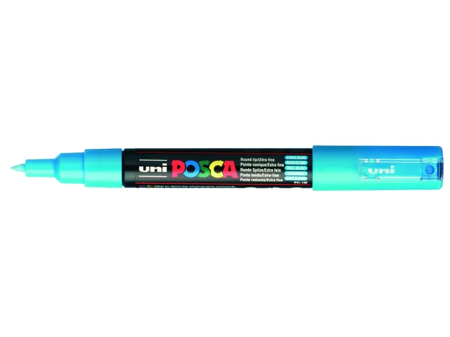Verfstift Posca PC1MC Extra Fijne punt 0,7-1,0mm lichtblauw
