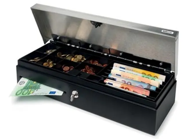 Safescan SD-4617S Flip-top Kassalade 46x17x10cm Zwart/Zilver