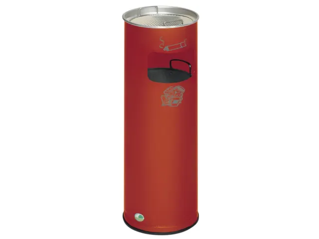 Combi-asbak Hxø 660X230Mm Rond Rood