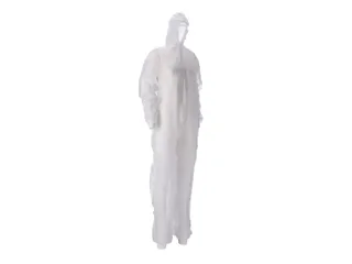 Overall CMT XXL non-woven ritssluiting PP wit 181cm lang 50 stuks - 5