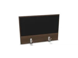 opzetpaneel bureau aanbouw achter NV bruin hickory zwart 800mm