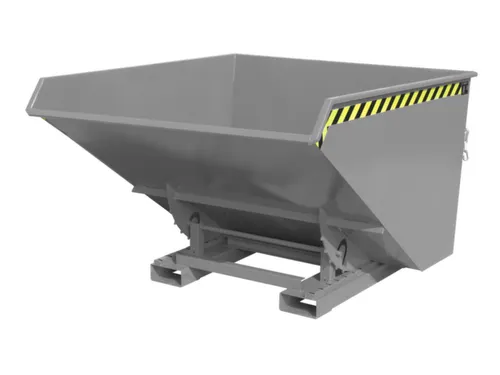Kiepbak 1103x1570x1720mm 1.7m³ Afrolmechaniek Gelakt Ral7005