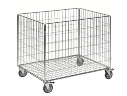 bakwagen met gaas,draagverm. 60kg,laadvl. LxB 810x610mm