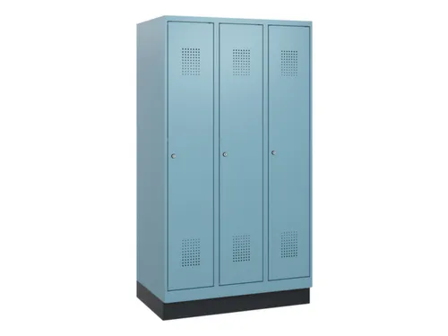 schoollocker,HxBxD 1630x900x500mm,3vak,vak B 300mm,cil.-slot,sokkel